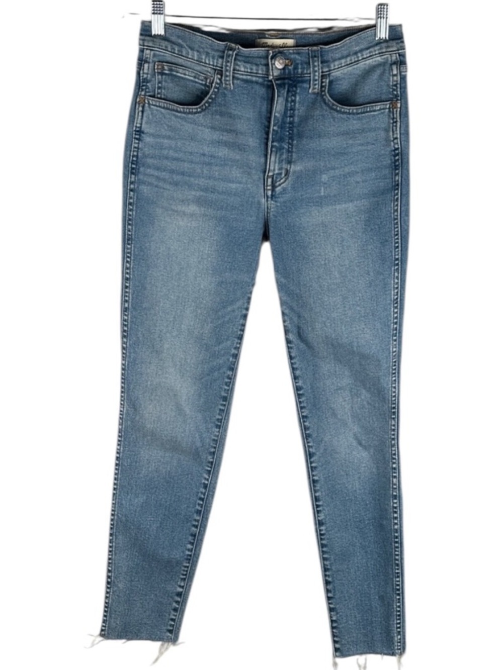 Madewell 10'‎ Roadtripper Raw Hem Light Wash Skinny Jeans Size 27